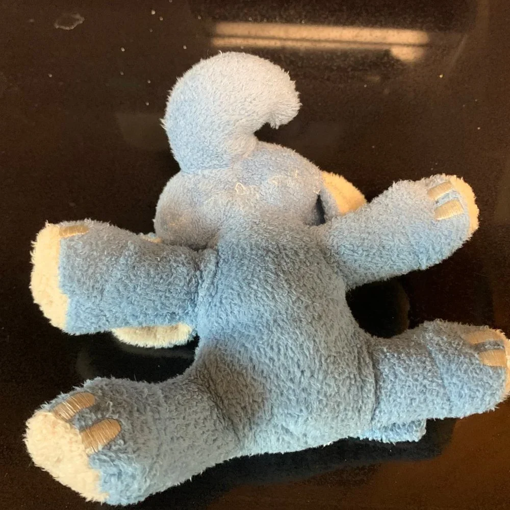 Blue baby elephant plush toy